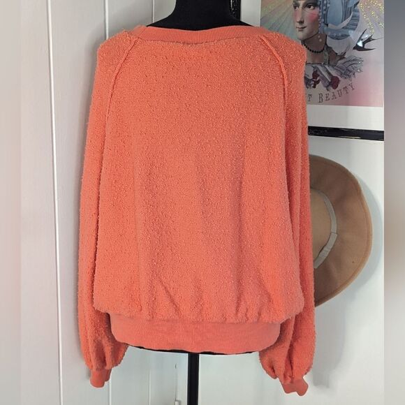 Free People Pullover Sweater Cactus Bloom XS Coastal Cowgirl Boho Cottagecore - Picture 7 of 10